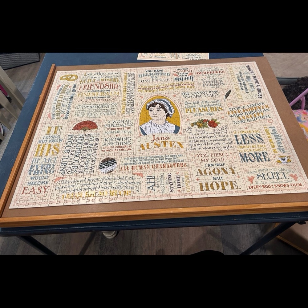 Unemployed philosopher guild Jane Austin Literary Lines 1000 pc puzzle